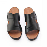 AN- 4807 - Black / Tan Luxury Arabic Sandal for Men