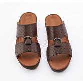 AN- 4809 - Brown Luxury Arabic Sandal for Men