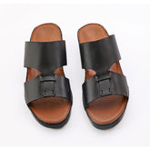 AN- 4806 - Black / Tan Luxury Arabic Sandal for Men