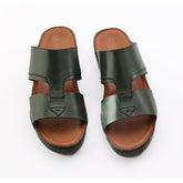AN- 4803 - Green / Tan Luxury Arabic Sandal for Men