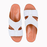 AN- 4804 - White / Tan Luxury Arabic Sandal for Men