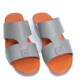AN- 4851 - Gray / Tan Luxury Arabic Sandal for Men