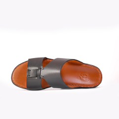 AN- 4806 - Black / Tan Luxury Arabic Sandal for Men