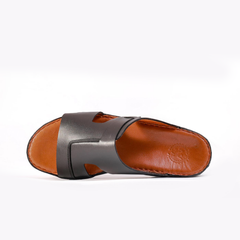 AN- 4807 - Black / Tan Luxury Arabic Sandal for Men
