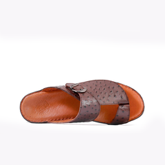 AN- 4810 - Brown Luxury Arabic Sandal for Men