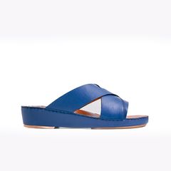 AN- 4805 - Blue / Tan Luxury Arabic Sandal for Men