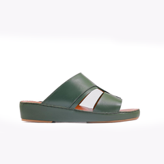 AN- 4803 - Green / Tan Luxury Arabic Sandal for Men