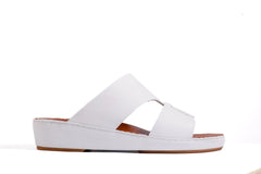 AN- 4801 - White / Tan Luxury Arabic Sandal for Men