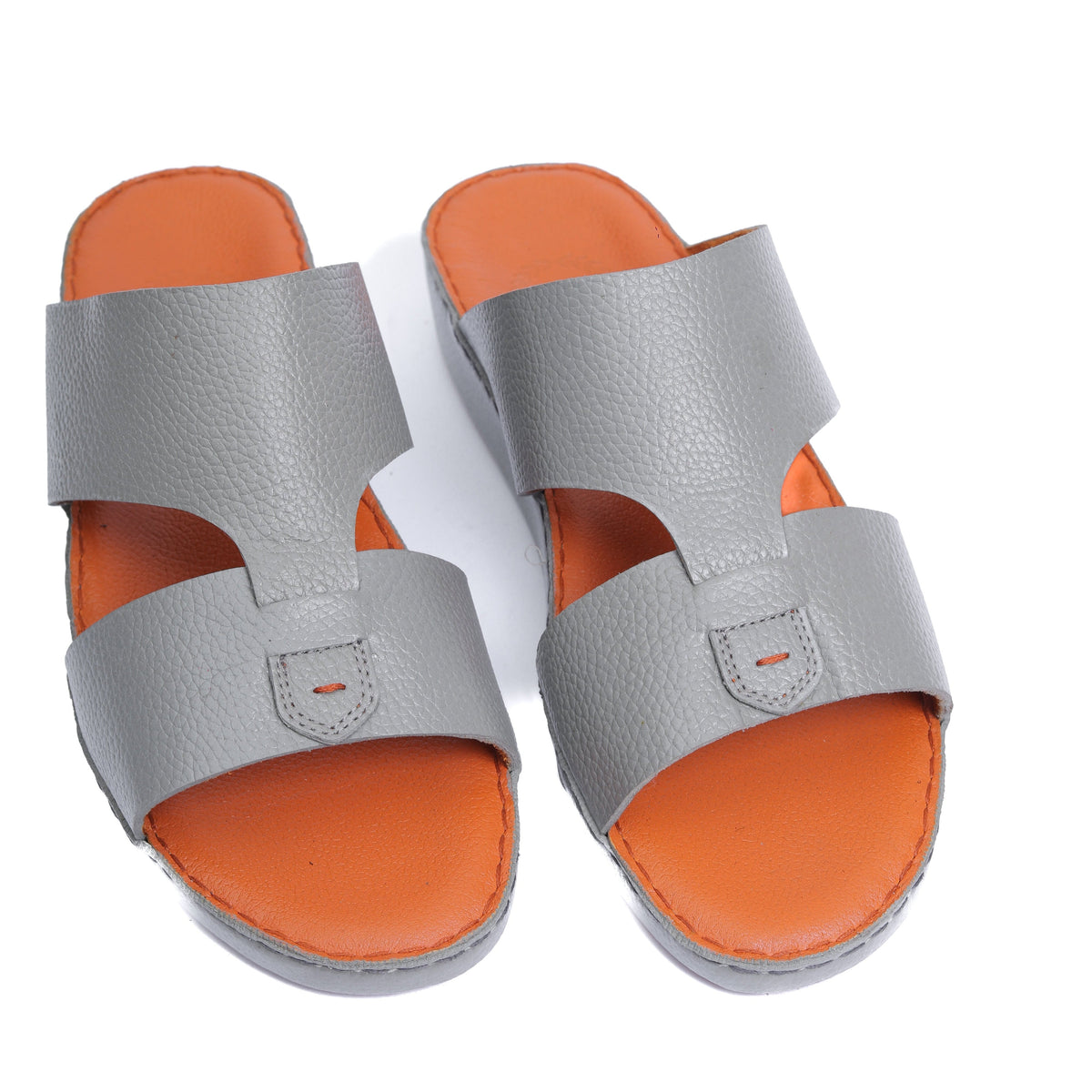 AN- 4851 - Gray / Tan Luxury Arabic Sandal for Men